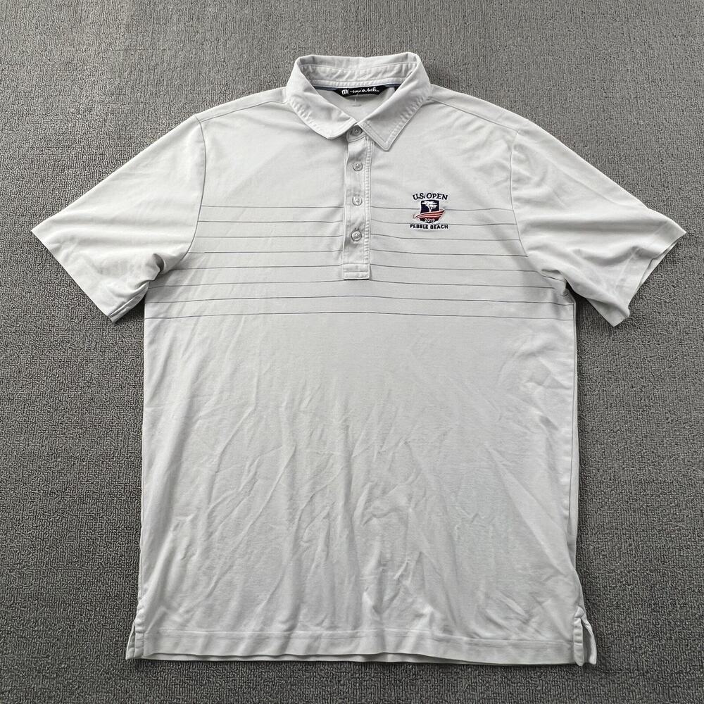 Travis Mathew Polo Shirt Adult Medium PGA US Open Pebble Beach Golf Casual Men's
